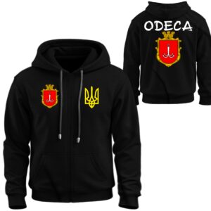 Худі на блискавці Герб міста Одеса тризуб Україна емблема лого ВСІ Розміри Преміум тканина