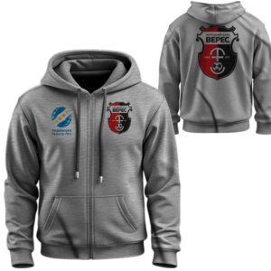 Худі на блискавці Верес футбол клуб УПЛ ліга лого емблема ВСІ Розміри Преміум тканина
