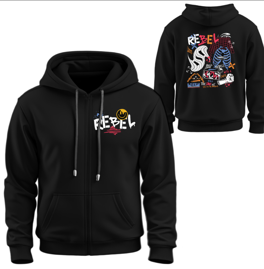 Худі на блискавці Брутальні круті написи візерунки графіті 7 ВСІ Розміри Преміум тканина