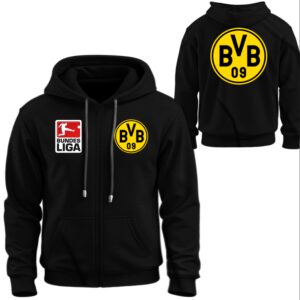 Худі на блискавці Боруссія Дортмунд футбол клуб Бундесліга Німеччина ліга лого емблема ВСІ Розміри Преміум тканина