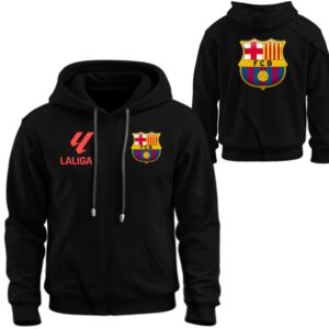 Худі на блискавці Барселона клуб футбол Ла Ліга Чемпіонат Іспанії лого емблема ВСІ Розміри Преміум тканина