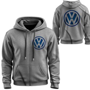 Худі на блискавці Volkswagen Вольксваген лого емблема авто ВСІ Розміри Преміум тканина