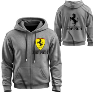 Худі на блискавці Ferrari Ферарі лого емблема авто ВСІ Розміри Преміум тканина