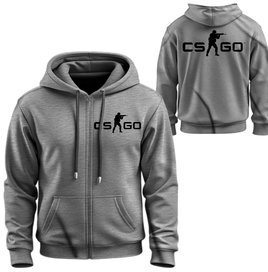 Худі на блискавці Counter Strike Контр Страйк гра лого ВСІ Розміри Преміум тканина