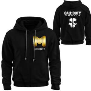Худі на блискавці Call of Duty Колда гра емблема череп лого ВСІ Розміри Преміум тканина