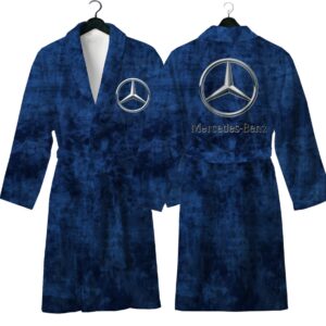 Халат Мерседес емблема лого авто теплий з принтом ВСІ розміри Преміум тканина