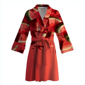 Халат З кавунами теплий з принтом ВСІ розміри Преміум тканина