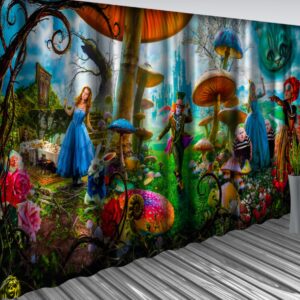 Штори Аліса в країні чудес мультик Фотоштора ВСІ розміри