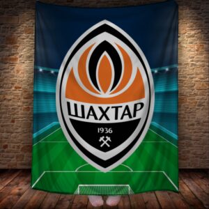 Плед Шахтар футбол клуб емблема логотип 762 150х200 см