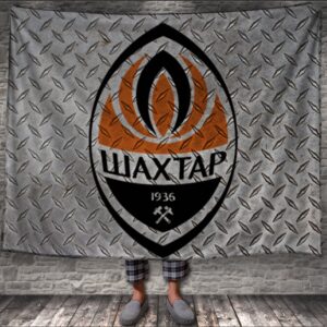 Плед Шахтар футбол клуб емблема логотип 753 150х200 см