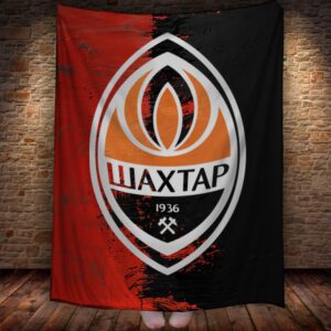 Плед Шахтар футбол клуб емблема логотип 6 150х200 см