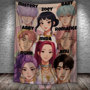 Плед Хантрікс KPop Demon Hunters 150х200 см