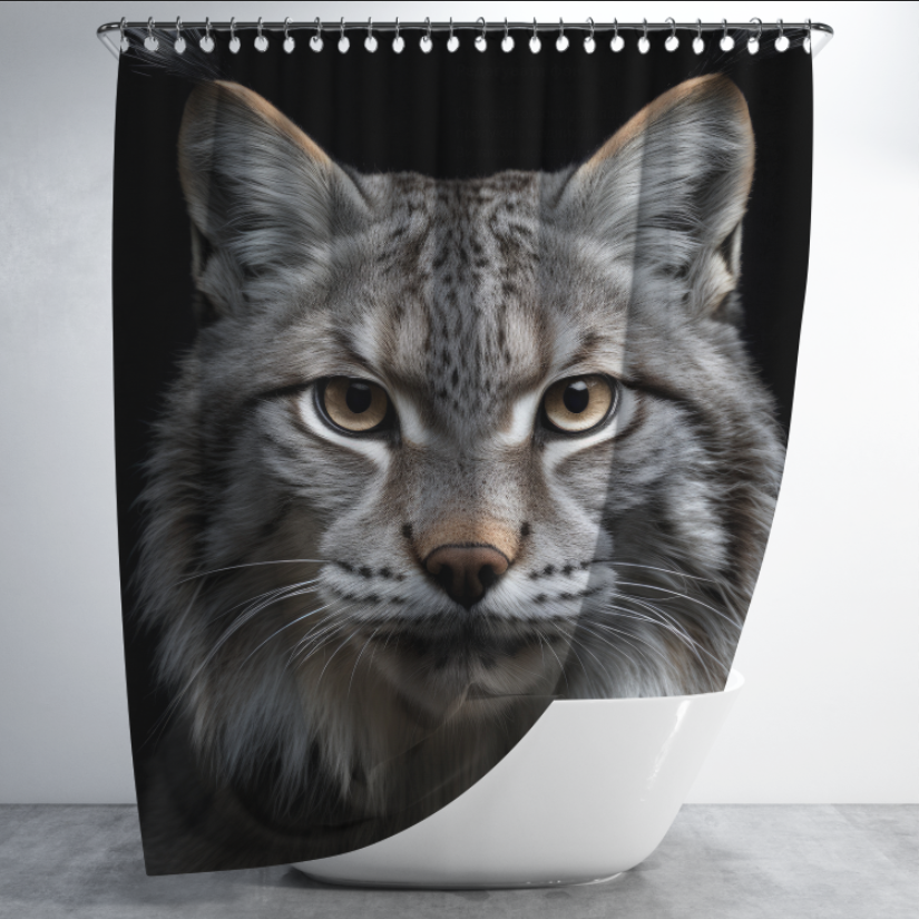 Штора в душ Рись для ванної 150х200 см