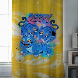 Штора Huntrix хантрікс K Pop Мисливці на демонів аніме заставка лого тигр з принтом ВСІ розміри