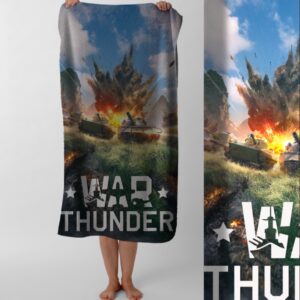 Рушник War Thunder гра 7 пляжний з принтом ВСІ розміри