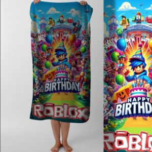 Рушник ROBLOX роблокс гра 5 пляжний з принтом ВСІ розміри
