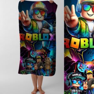 Рушник ROBLOX роблокс гра 4 пляжний з принтом ВСІ розміри