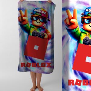 Рушник ROBLOX роблокс гра 2 пляжний з принтом ВСІ розміри