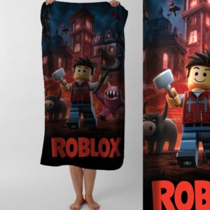 Рушник ROBLOX роблокс гра 1 пляжний з принтом ВСІ розміри