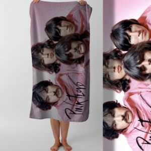 Рушник Pink Floyd пінк флойд рок гурт 77 пляжний з принтом ВСІ розміри