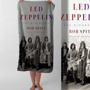 Рушник Led Zeppelin рок гурт лед зеппелін 1 пляжний з принтом ВСІ розміри