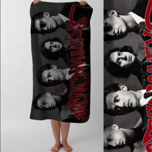 Рушник Arctic Monkeys рок гурт арктік манкейс музика 4 пляжний з принтом ВСІ розміри