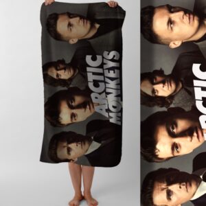 Рушник Arctic Monkeys рок гурт арктік манкейс музика 3 пляжний з принтом ВСІ розміри