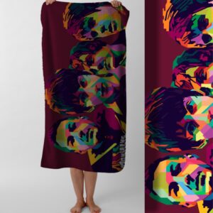 Рушник Arctic Monkeys рок гурт арктік манкейс музика пляжний з принтом ВСІ розміри