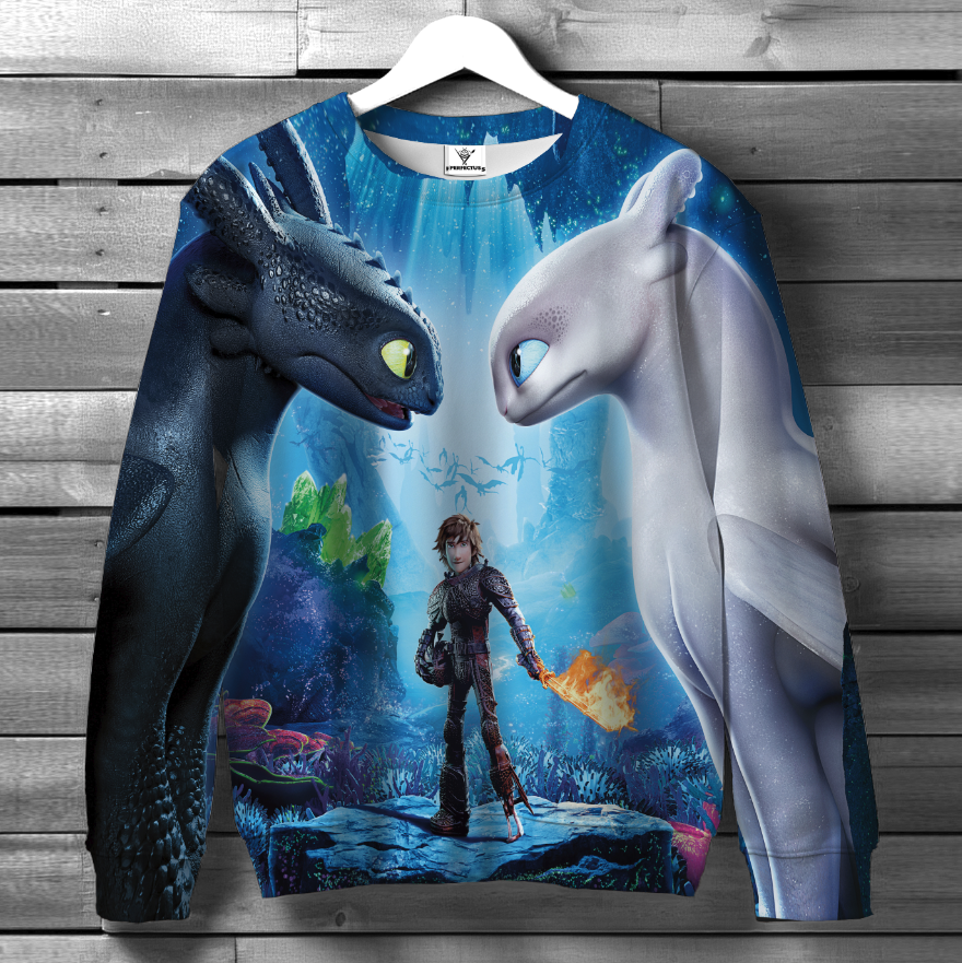 Світшот "Беззубик як приручити дракона 63" ВСІ Розміри Преміум тканина