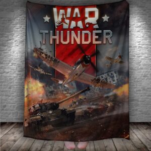 Плед War Thunder гра вар тандер 55 150х200 см