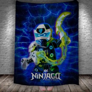 Плед NINJAGO Ніндзяго гра ніндзя Джей Уокер дігі джей 150х200 см