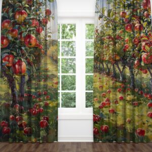 Штори Яблуневий сад Яблука Фотоштора ВСІ розміри