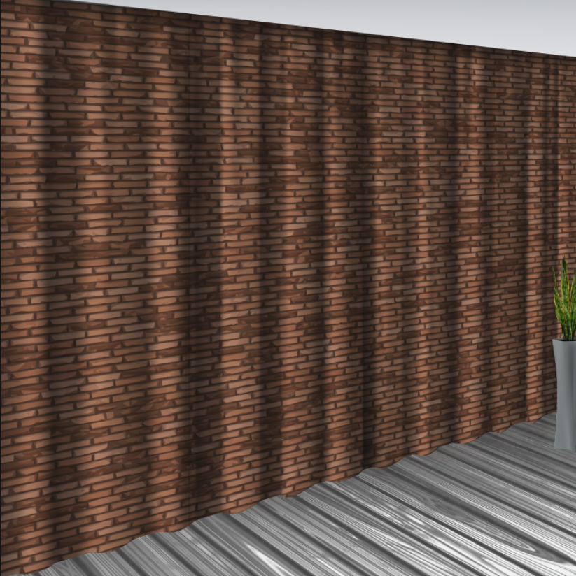 Штори Цегляна стіна 7 Фотоштора ВСІ розміри