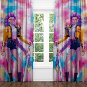 Штори Хантрікс Кейпоп Мисливиці на демонів Hantrix Румі 7 Фотоштора ВСІ розміри