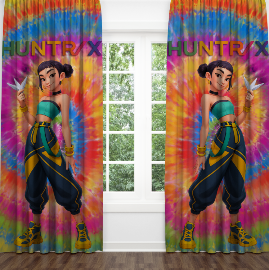 Штори Хантрікс Кейпоп Мисливиці на демонів Hantrix Зої Фотоштора ВСІ розміри