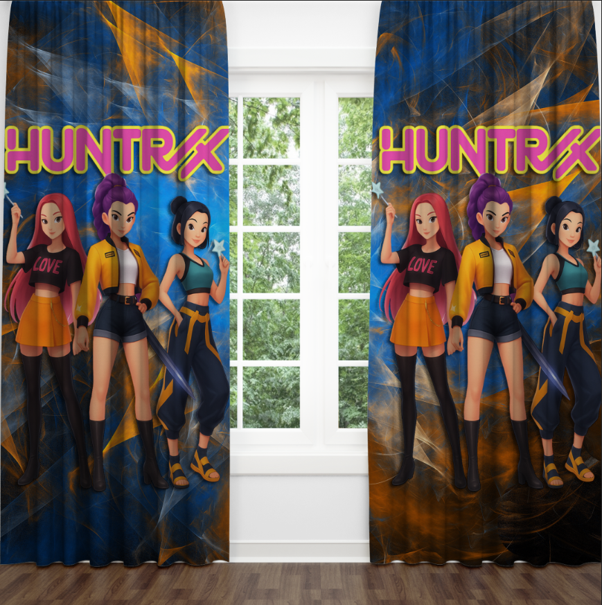 Штори Хантрікс Кейпоп Мисливиці на демонів Hantrix 3 Фотоштора ВСІ розміри