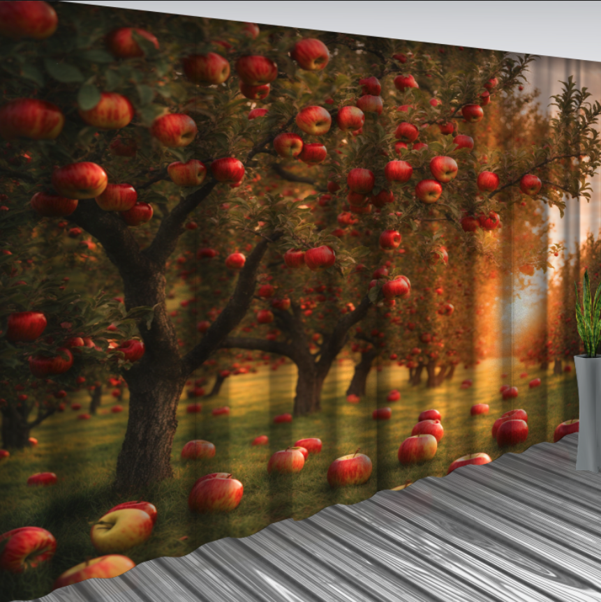 Штори Яблуневий сад Фотоштора ВСІ розміри