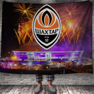 Плед Шахтар логотип футбол емблема 150х200 см