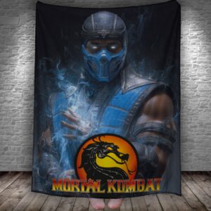 Плед Mortal Kombat Мортал Комбат Саб Зіро 744 150х200 см