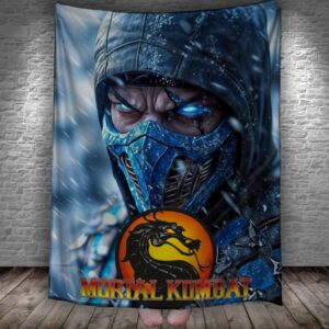 Плед Mortal Kombat Мортал Комбат Саб Зіро 39 150х200 см
