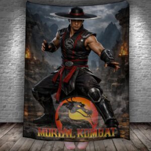 Плед Mortal Kombat Мортал Комбат Кунг Лао 150х200 см