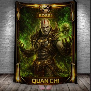Плед Mortal Kombat Мортал Комбат Куан Чі 150х200 см