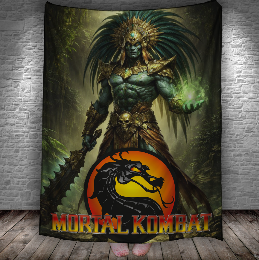 Плед Mortal Kombat Мортал Комбат Коталь Кан 150х200 см
