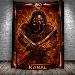 Плед Mortal Kombat Мортал Комбат Кабал 150х200 см
