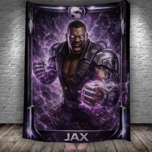 Плед Mortal Kombat Мортал Комбат Джакс JAX 150х200 см