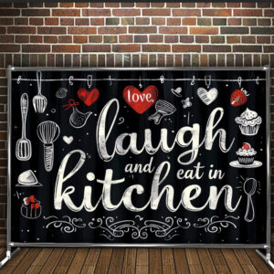 Фотозона банер pres wall Мотиваційні написи текст кухня кулінарія Всі розміри