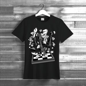 Футболка Шахи арт унісекс ВСІ розміри Преміум
