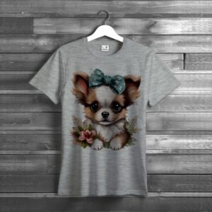 Футболка Цуценя чихуахуа песик унісекс ВСІ розміри Преміум